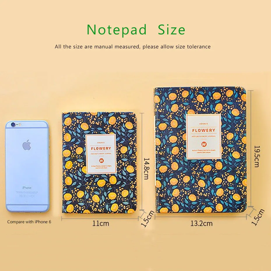Creative Stationery Notebook Color Mini Pocket Hand Book Year Weekly Planner Agenda Diary Filofax Flowery Journal Notepad | Канцтовары