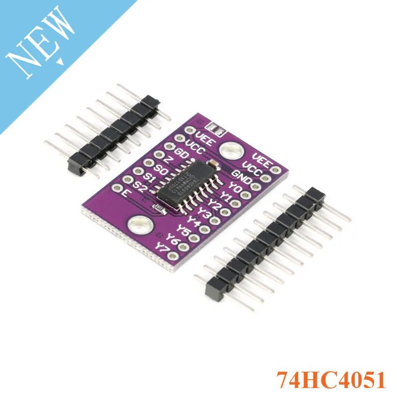 74HC4051 8 канальный аналоговый мультиплексорный Селекторный модуль мультиплексоры