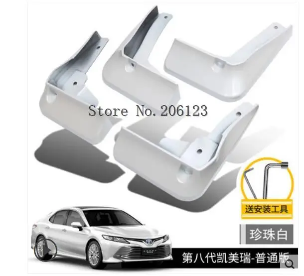 Передние+ задние брызговики, брызговики для Toyota Camry 8 8th XV70, аксессуары - Название цвета: C