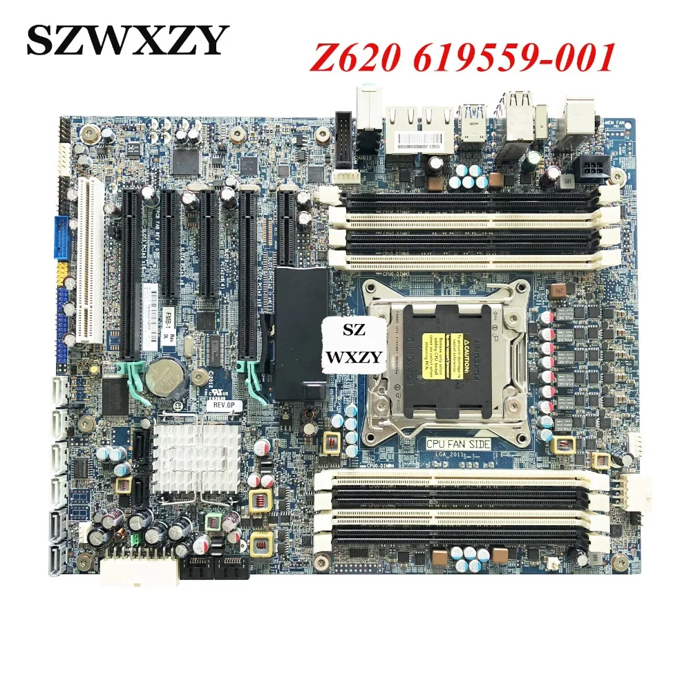 Оригинальная настольная материнская плата для HP Z620 619559 001 618264 чипсет X79 LGA 2011 C602