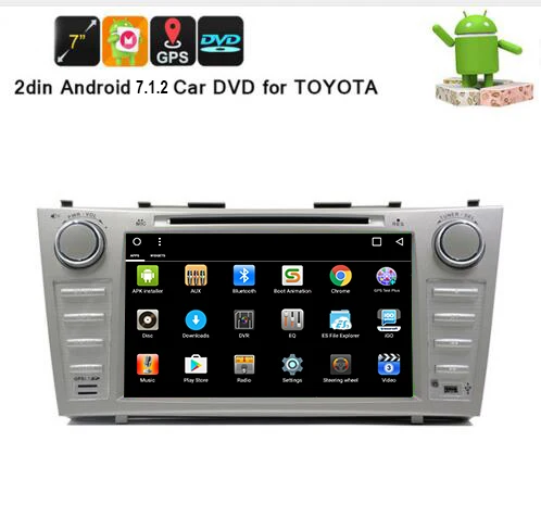 2 din Android 7.1.2 Гб автомобильное радио встроенный GPS карта Восьмиядерный 8 &quotдля AURION