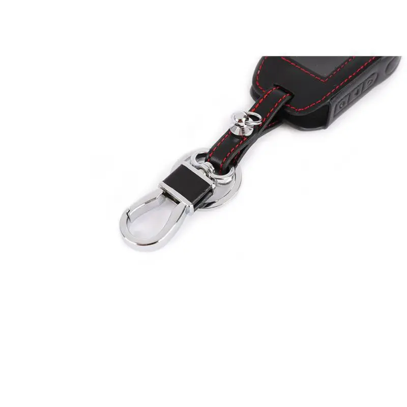A92 Case Keychain Genuine Leather Cover For StarLine LCD Remote Two-Way Car Alarm Transmitter | Автомобили и мотоциклы