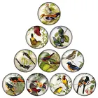 Beauty AnimalsBirds FlamingoMagpie 10 шт 12 мм16 мм18 мм25 мм Круглый Фото стеклянный кабошон demo плоский задний вывод ZB0510
