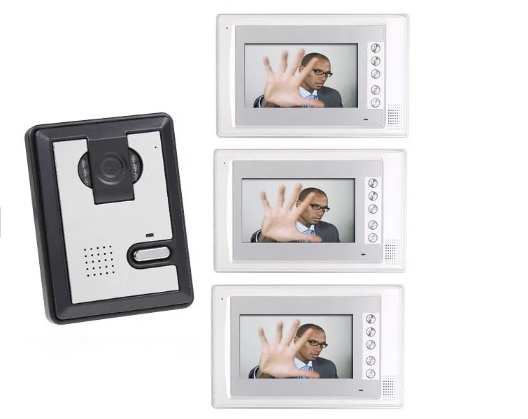 

TFT LCD handsfree 7 inch door intercom video