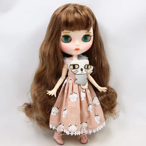 Кукла Blythe, с вырезанными губами и бровью, 1/6, шарнирная кукла нео, azone
