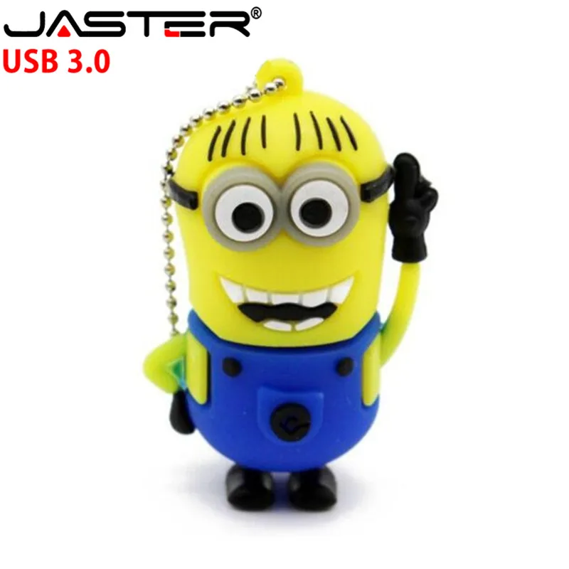 JASTER 3,0 Гадкий я мультфильм Миньоны флеш-накопитель USB 3,0 4G 8G 16G U диск флешки/карта памяти/диск/ручка привода/подарок