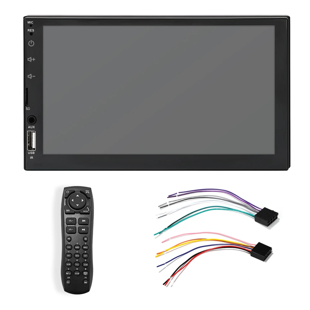 Автомагнитола mirrorlink 2 din 7 &quotHD сенсорный экран плеер Android 9 Iphone MP5/SD/FM/MP4/USB/AUX/Bluetooth