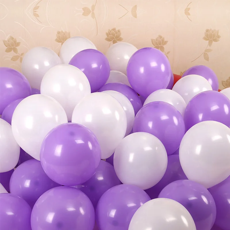 

Sale 100PCS/Pack Thicken latex Air 10Inch Ballons Wedding Birthday Colours Party Decorations Festival Supplies
