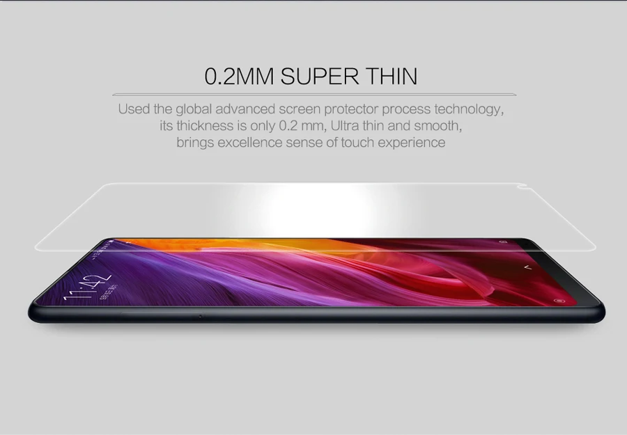 Пленка Nillkin из закаленного стекла для XIAOMI Mi MIX 2 2S Amazing H + Pro Nano Противоударная 9H