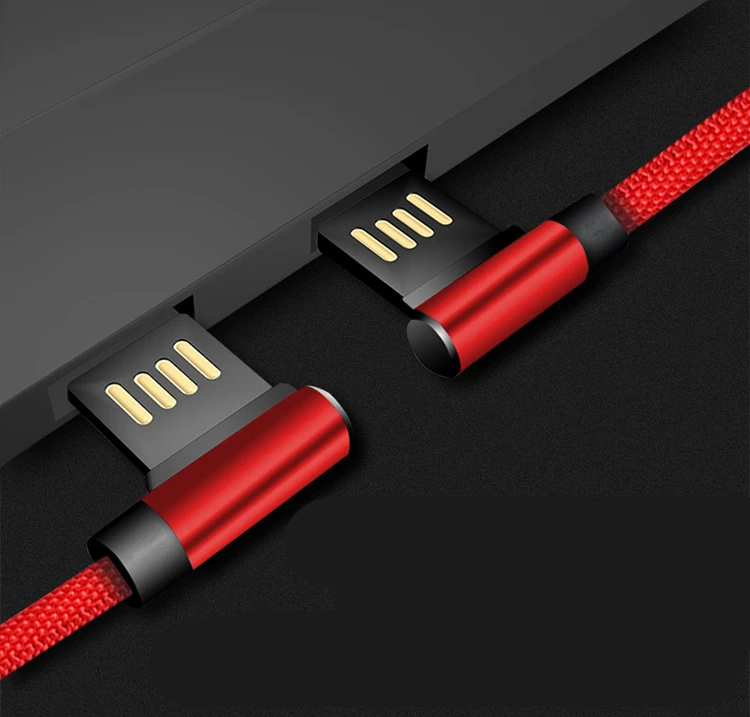 2.4A L-Line 90 градусов локоть usb type C кабель для samsung S8 Note 8 зарядный кабель для синхронизации данных для Xiaomi Redmi Note 7 mi 9 K20 Pro