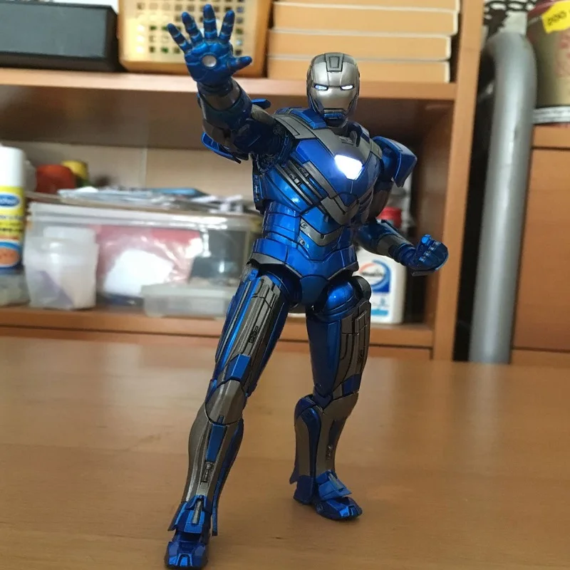 Marvel Мстители супер герой Железный человек MK30 синяя сталь фигурка игрушки