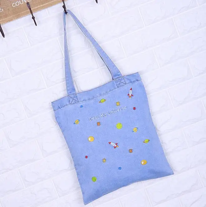 072617 newhotstacy сумка женская мода на одно плечо тоут джинсовая сумка|jeans bag|bag fashion womenbag