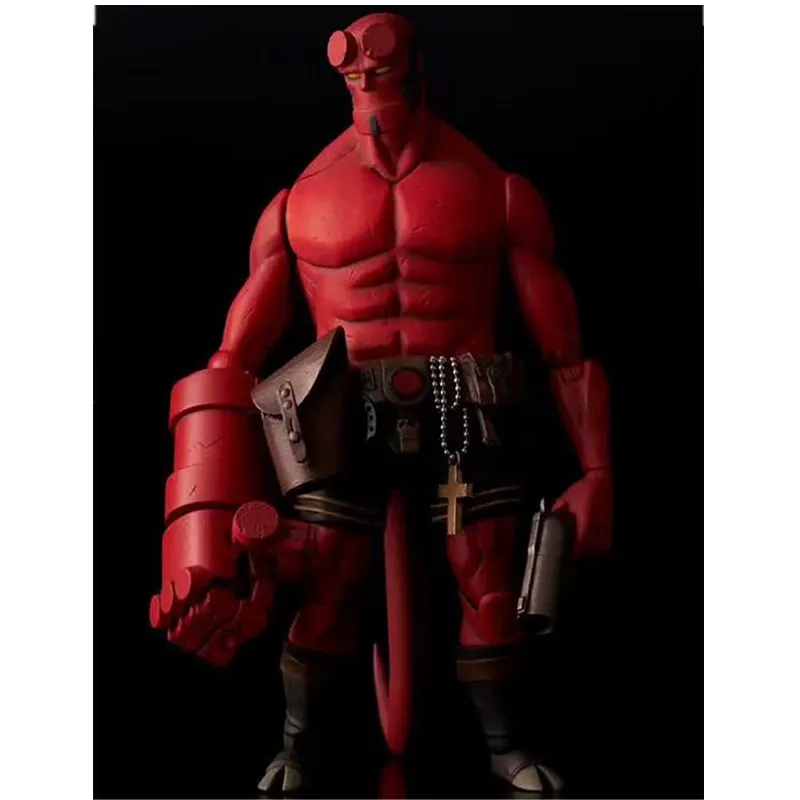 18 см Hellboy Mezco настоящая одежда может быть раздета ПВХ фигурка модель игрушки кукла