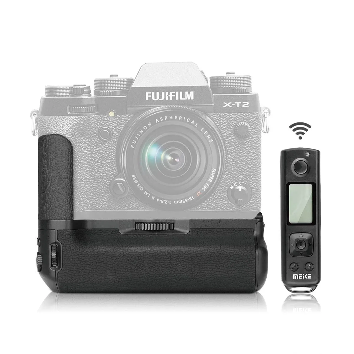 Батарейная ручка Meike для Fujifilm XT2 Беспроводная дистанционная связь 2 4G и как в