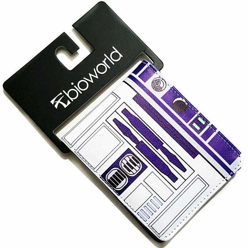Star Wars Женские Кошельки R2 D2 Двойные кошелек bi fold кошельки бренд Для мужчин
