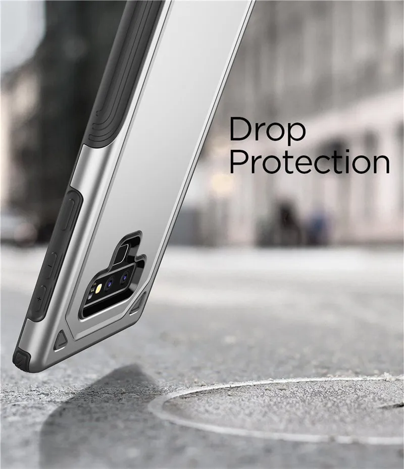 for Samsung Galaxy S9 S8 A6 Plus Note 9 8 S7 Edge A8 Back Shell Motion Armor Protection 2 In 1 PC+TPU Cover Charger with Case |