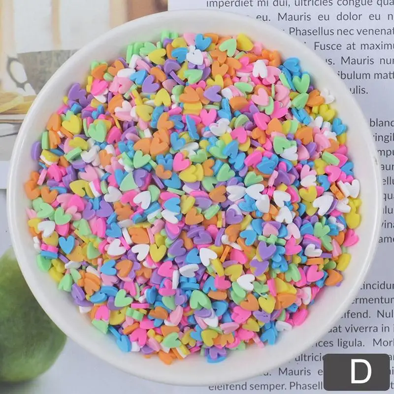 100 г поддельные посыпка для Slime наполнитель дополнение аксессуары глины DIY