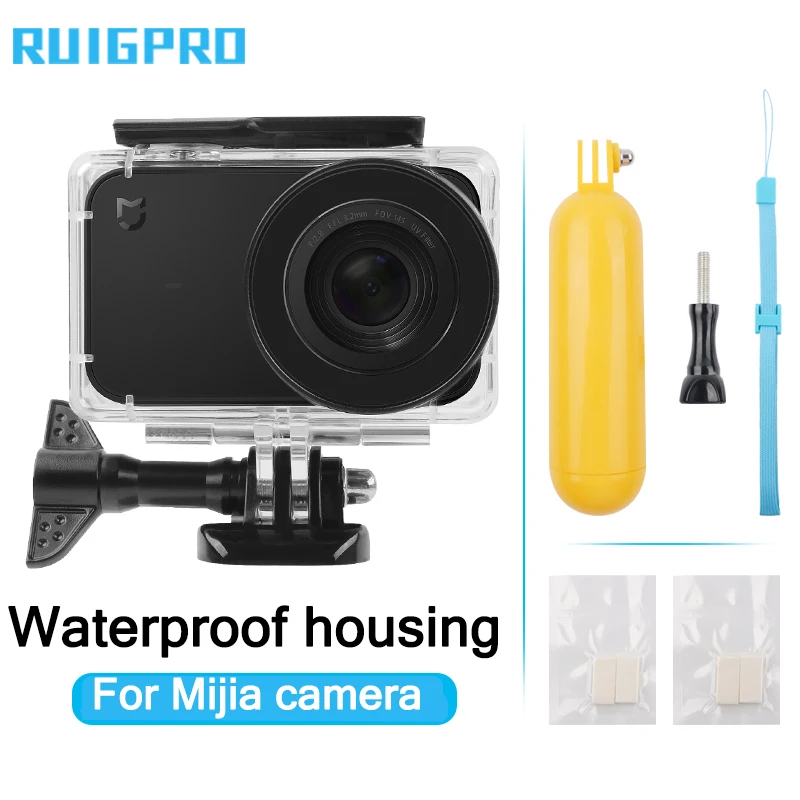 45M Diving Waterproof Case For Xiaomi Mijia 4K Mini Action Camera Cover Protective Housing|Чехлы для экшн-камер| |
