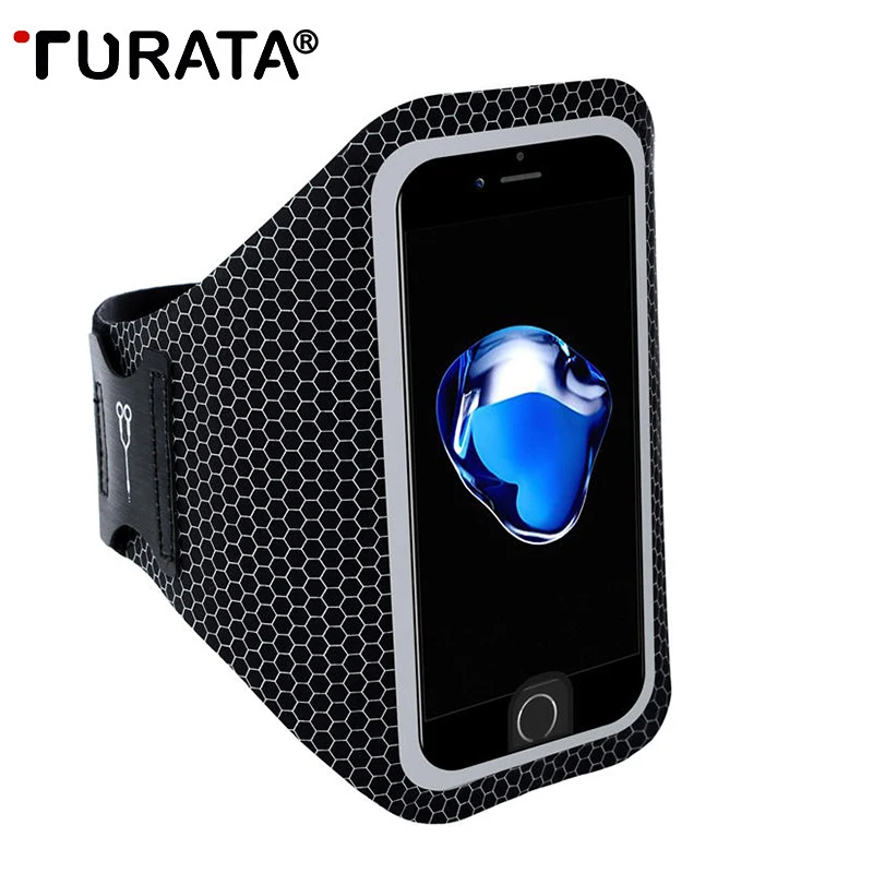 TURATA Универсальный спортивный ремень на руку чехол для iPhone 6 S 7 Plus Smart Touch занятия в
