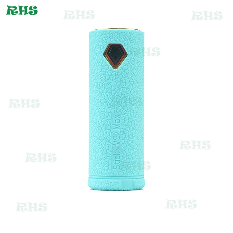 Tiffany blue 2 шт. RHS новых продуктов силиконовые Защитный чехол Чехол для корпуса для палочка V9 Макс 13 видов цветов - Цвет: Tiffany blue
