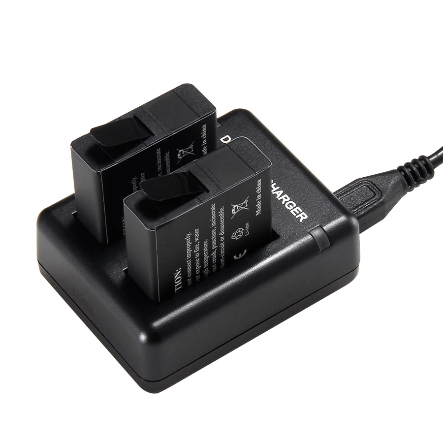 Mamen 1650mAh AHDBT-501 Аккумулятор для цифровой камеры Gopro 501+ USB зарядное устройство для Gopro Hero 5 6 7 батарея для спортивной экшн-камеры