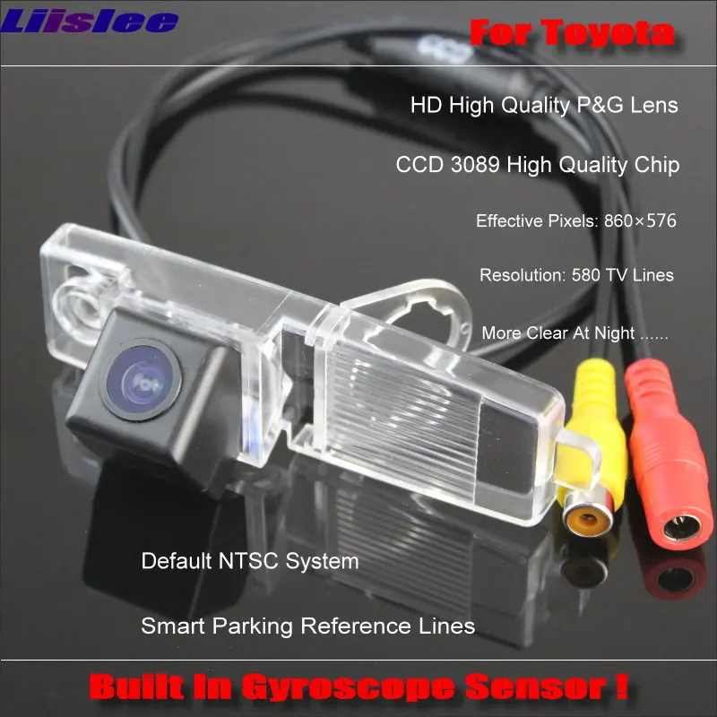 Liislee HD CCD SONY задняя камера для Toyota Land Cruiser J200 V8 интеллектуальные парковочные треки
