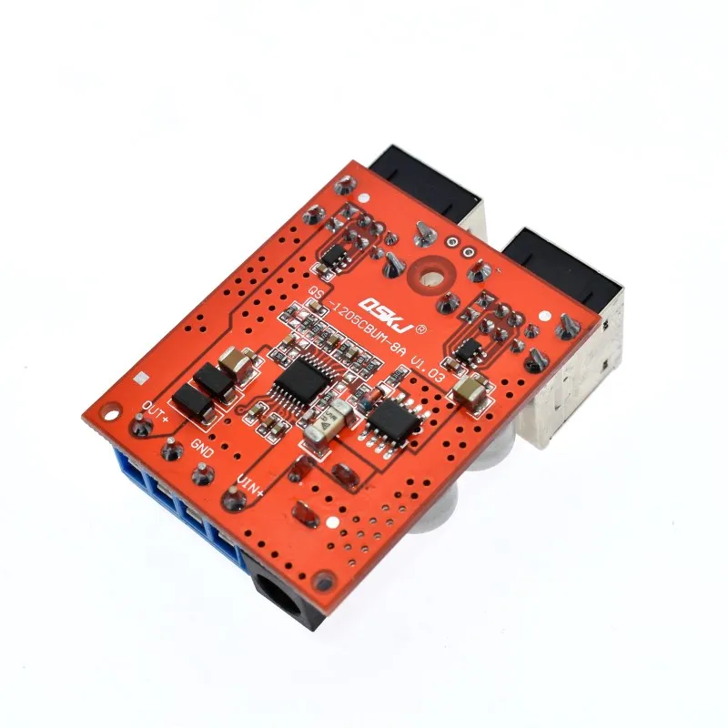 DC-DC автомобиля зарядная плата Питание модуль разгерметизации 4 порта USB Выход мобильный Зарядное устройство 8 V-35 V 5V 8A