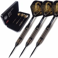cuesoul black scorpion 22g deluxe steel tip darts set