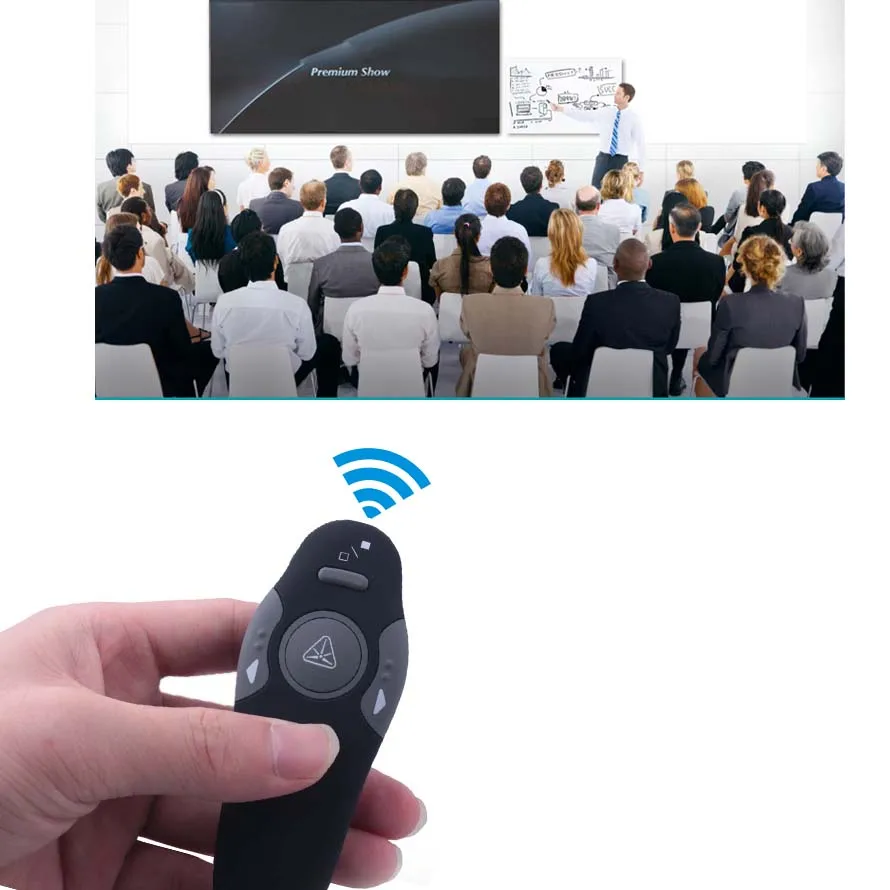 Elitoop Новый 2 4 GHz беспроводной указательный указатель USB RF пульт дистанционного