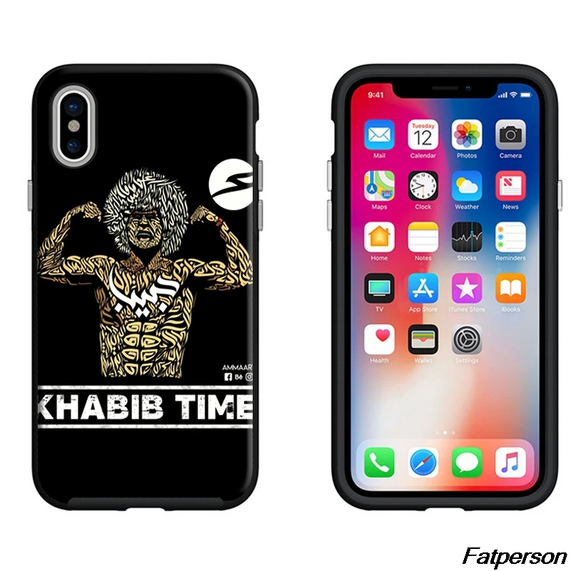 Khabib Nurmagomedov eagle Для Samsung s9 s8 plus черный мягкий силиконовый чехол для iPhone X Xs Max Xr 5 6 6s 7 8