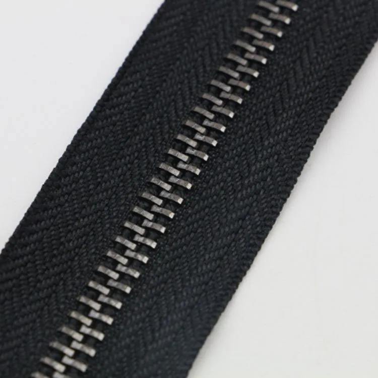 gunblack Meetee 8# металлические застежки-молнии для шитья рюкзак пуховики на Молнии Ремонт спортивного пальто одежда открытые молнии DIY аксессуары для одежды - Цвет: gunblack