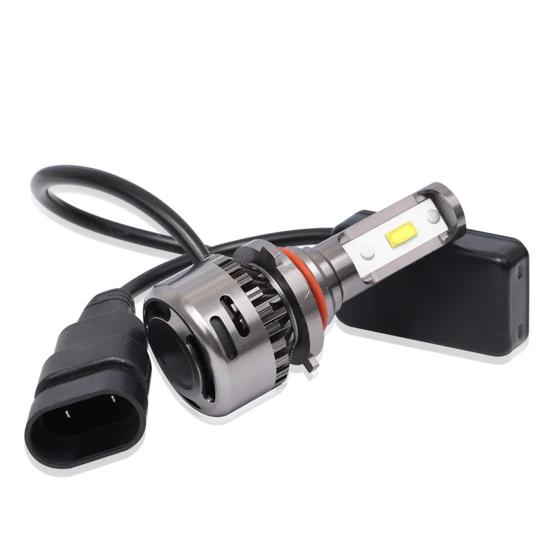Aslent 2X H4 светодиодный H7 объектив 55 Вт/лампа 20000LM 6500 LED Canbus Error Free H11 H8 HB4 H1 HB3 9005 9006 Авто фары для укладки огни