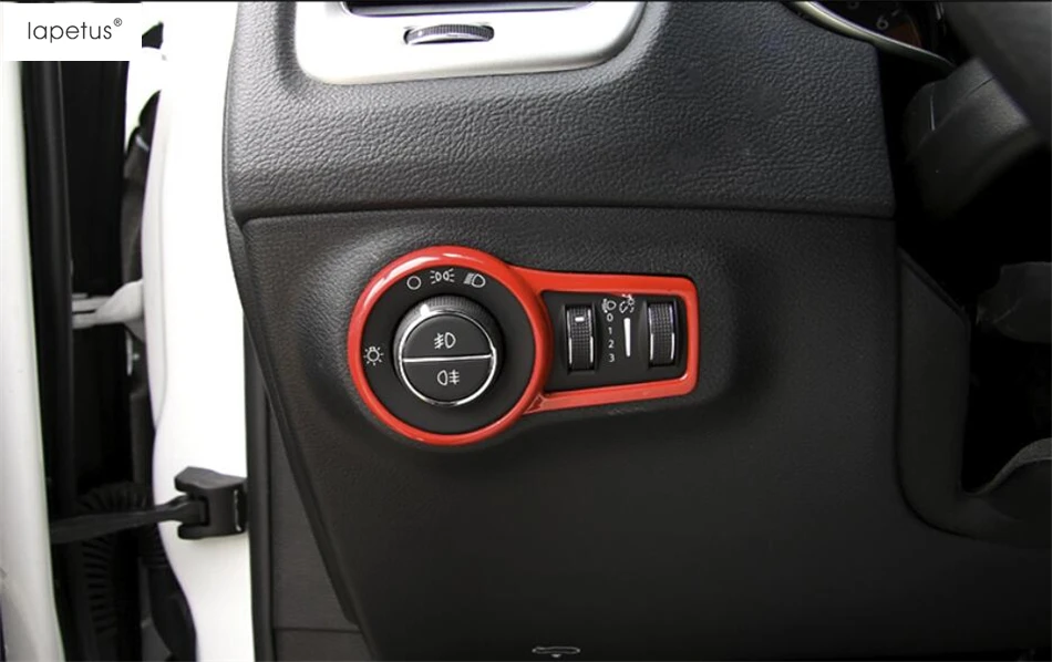 Аксессуары Lapetus для Jeep Compass 2017 2020 цветные головные фары переключатели комплект