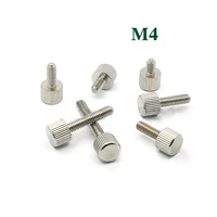 510pcs gb835 m4 303 stainless steel thumb screws knurled head manual adjustment screws length 681012141618202530mm