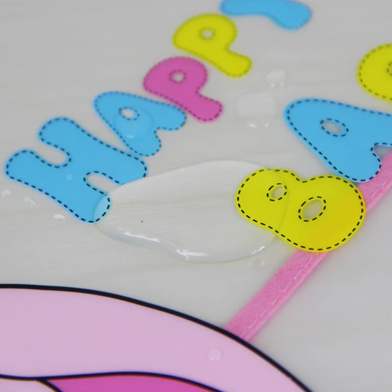 Детские Водонепроницаемые одноразовые нагрудники EVA с рисунком из мультфильма