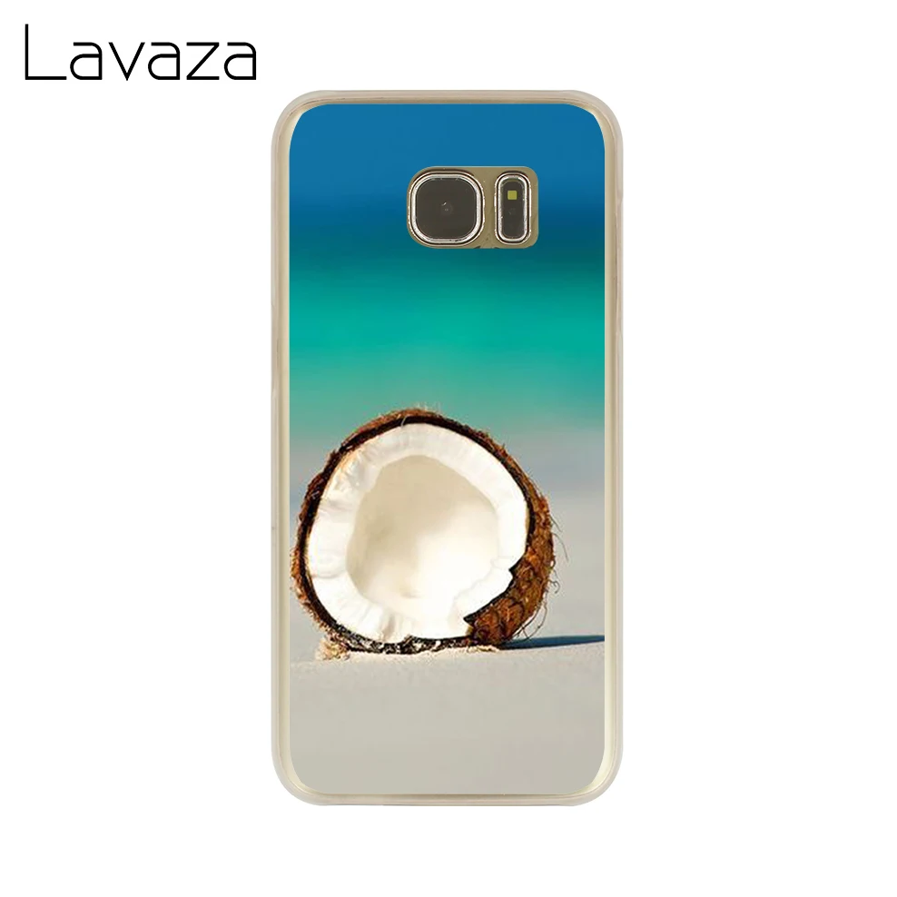 Lavaza фрукты кокос на пляже чехол для телефона samsung Galaxy J7 J6 J5 J3 J1 J2 2018 2017 2016 2015 США ЕС
