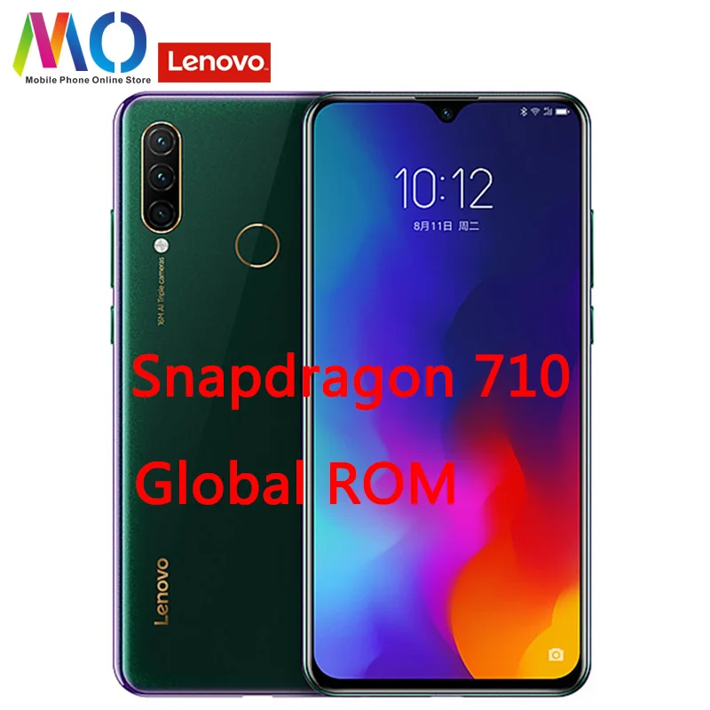 Мобильный телефон lenovo Z6 Lite с глобальной ПЗУ 6 3 дюйма 4 Гб ОЗУ 64 ГБ восьмиядерный