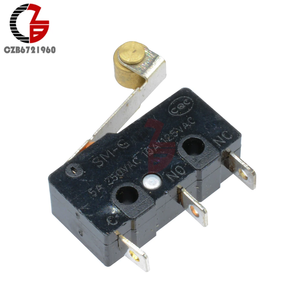 10 шт. KW11-3Z KW12-3 такт переключатель 5A 250 В микропереключатель ВКЛ-ВЫКЛ роликовый рычаг рукоятка нормально открытый Закрытый Концевой выключатель