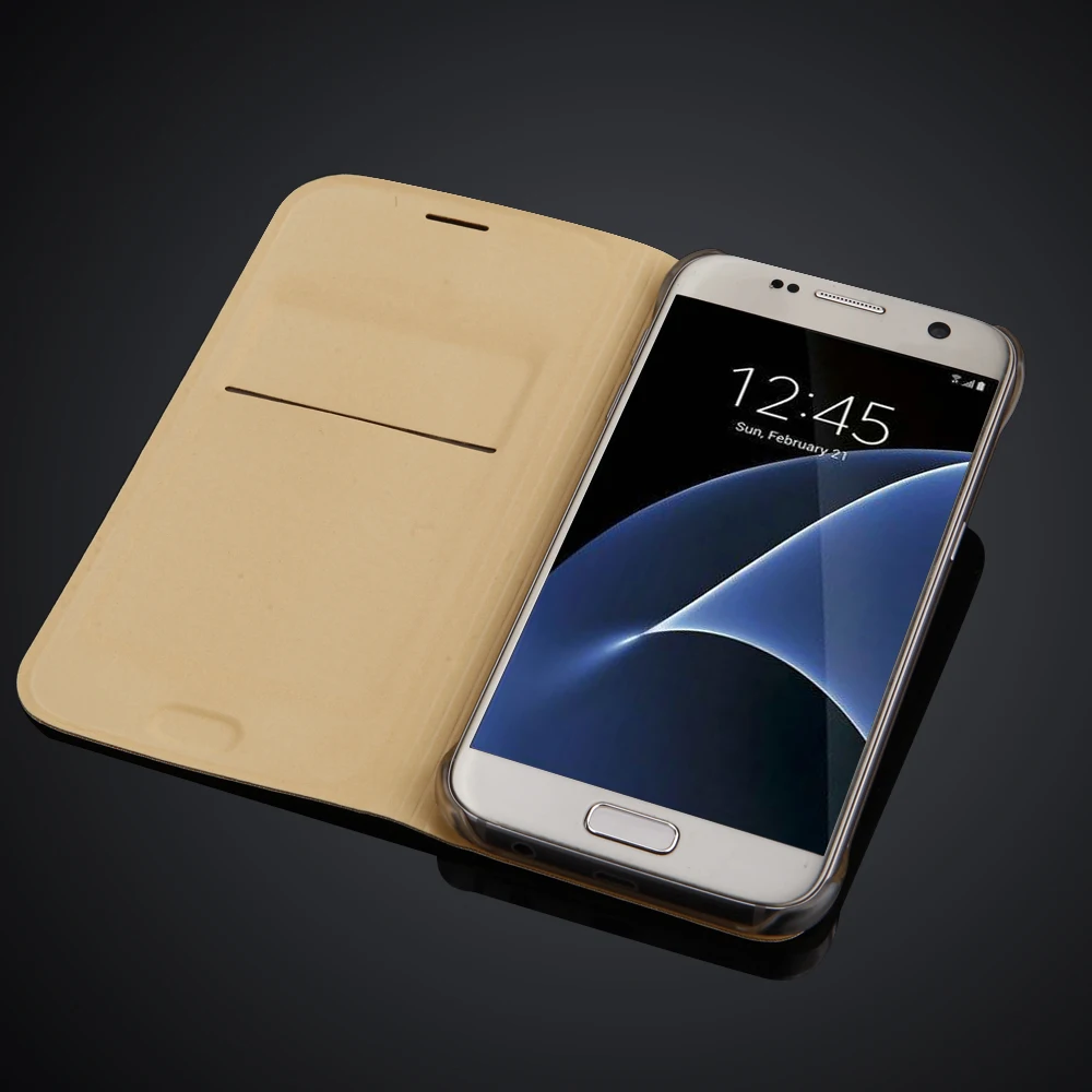 Классический чехол-книжка для Samsung Galaxy S7 G930 G930F G930A G930FD G9300 | Мобильные телефоны и