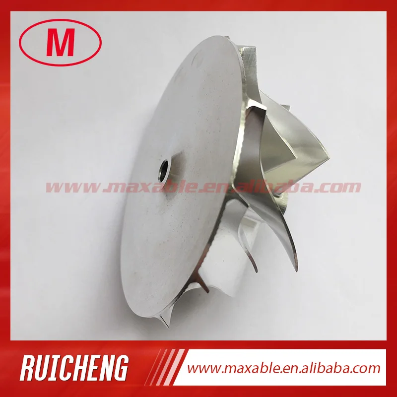 RHF5 50.50/66.00mm 6+6 blades Reverse high performance turbocharger billet/milling/aluminum 2618 compressor wheel | Автомобили и