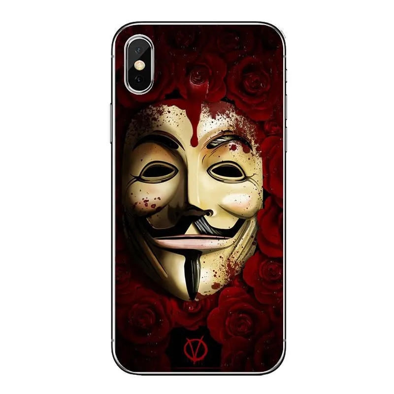 Для Motorola Moto x4 E4 E5 G5 G5S G6 Z Z3 G3 C Play Plus Фокс Маска Анонимус мягкие прозрачные чехлы |