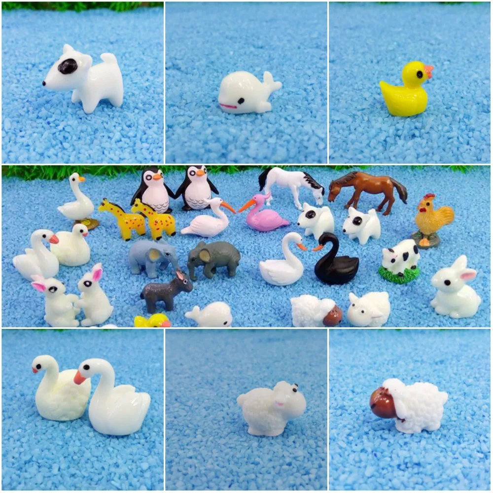 Мини kawaii пчела птицы животное Мини Пейзаж Сказочный садовая Статуэтка/Террариум/суккулентные украшения DIY аксессуары
