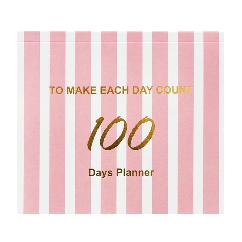 

100 Days Planner Student Week Plan Notebook Countdown Hundred Days Plan To Learn Stationery Schedule Book