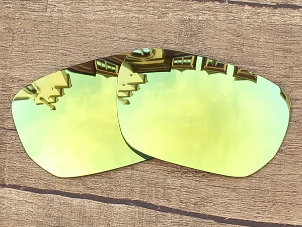24K Mirror Vonxyz 20+ выбор цвета поляризованные Сменные линзы для-Оукли переключатель стиля рамки - Цвет линз: 24K Mirror