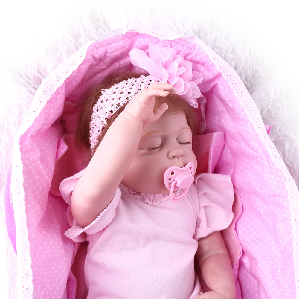 Силиконовая кукла Reborn 22 дюйма 55 см|reborn corpo de silicone|silicone rebornreborn girl |
