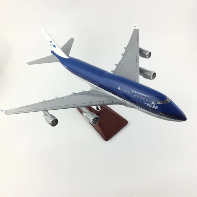 Самолет KLM airliner 45 47 см модель самолета Боинг 747 AIRLINES игрушка для детей подарок на