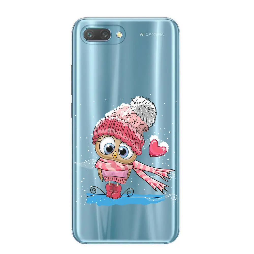 T3806 Силиконовый чехол для телефона huawei honor 10, чехол, мягкая задняя крышка из ТПУ, чехол для телефона honor10, чехлы, Coque Etui full 360, защитная пленка - Цвет: T3806