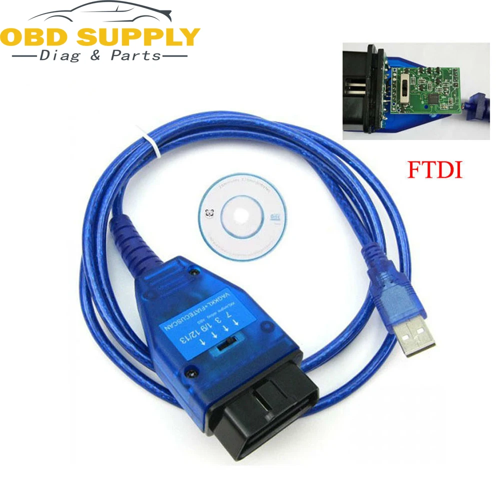 Диагностический кабель Obd2 диагностический с 4-позиционным переключателем чипом