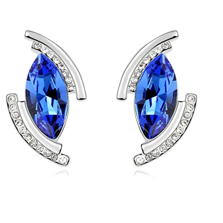 

New Arrival Classic Pink Earrings For Boucles D'Oreille Women Crystals from Swarovski Crystal Fashion Jewelry