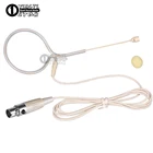 Мини-гарнитура кожаная цветная с конденсаторным микрофоном, 3 контакта